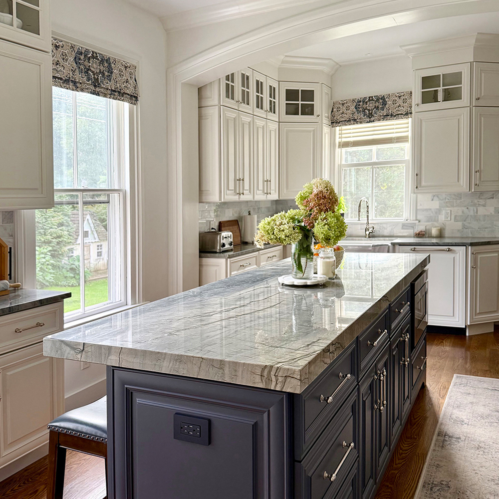 Blue Tellus Quartzite Slab Countertop