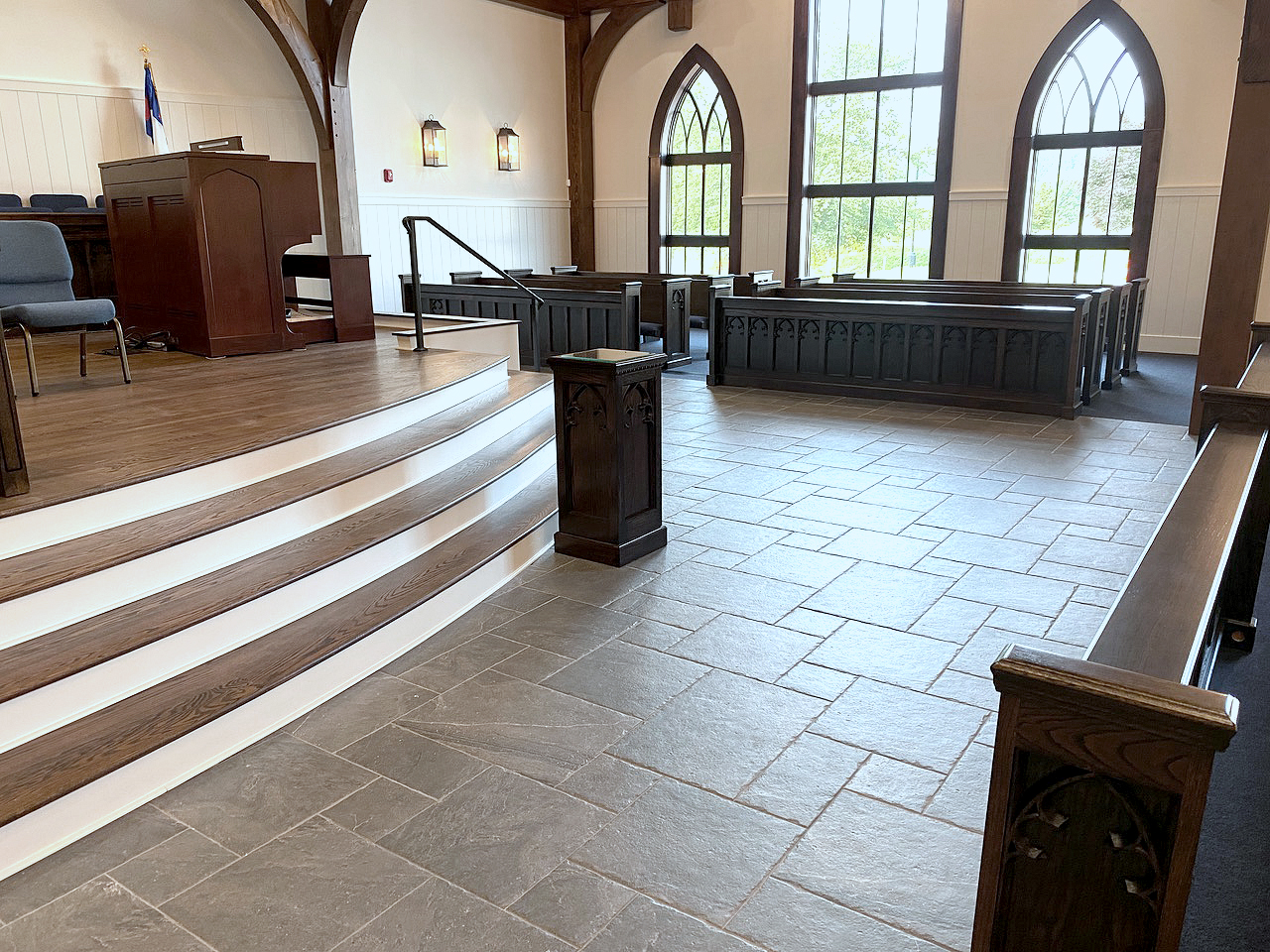 Rabun Gap Presbyterian Church - Concord Modular Pattern in Dark