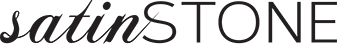 Satin Stone logo in black text.