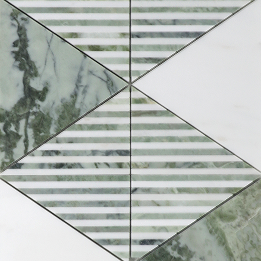 Burmilla Venetian/ Mint Green Polished Burmilla Mosaic | Marble | Floor/Wall Mosaic