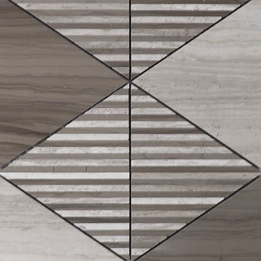 Burmilla Wooden Grey/Athens Polished Burmilla Mosaic | Marble | Floor/Wall Mosaic