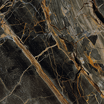 Elara Collection Slabs Caravaggio Gold Polished 48"x102 | Color Body Porcelain | Slab