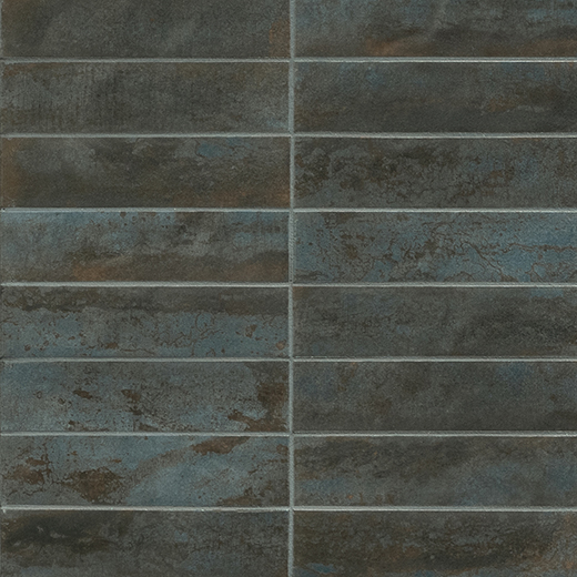 Forge Blu Iron Matte 2.5"x9.5 | Color Body Porcelain | Floor/Wall Tile