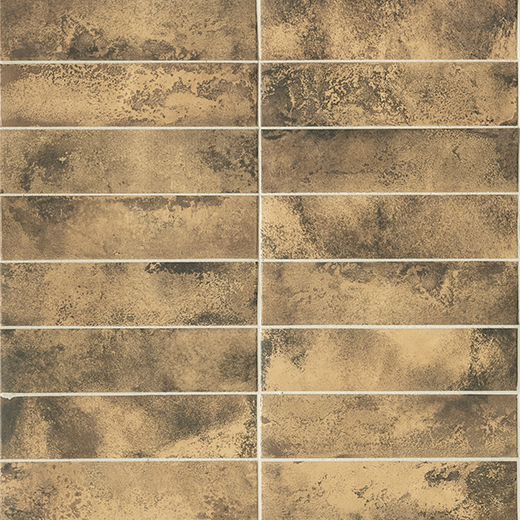 Forge Oro Brunito Matte 2.5"x9.5 | Color Body Porcelain | Floor/Wall Tile