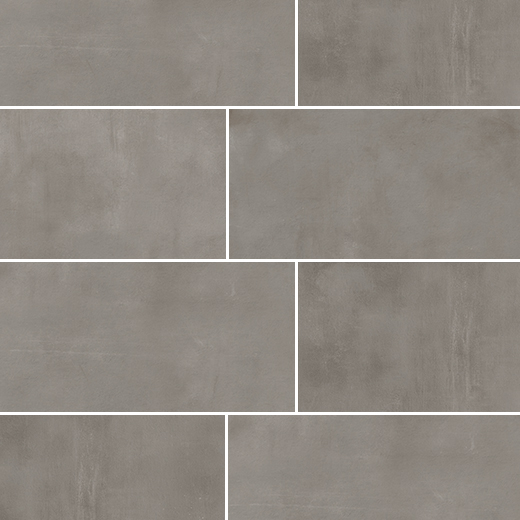 Foundation Smoke Matte 12"x24 | Color Body Porcelain | Floor/Wall Tile