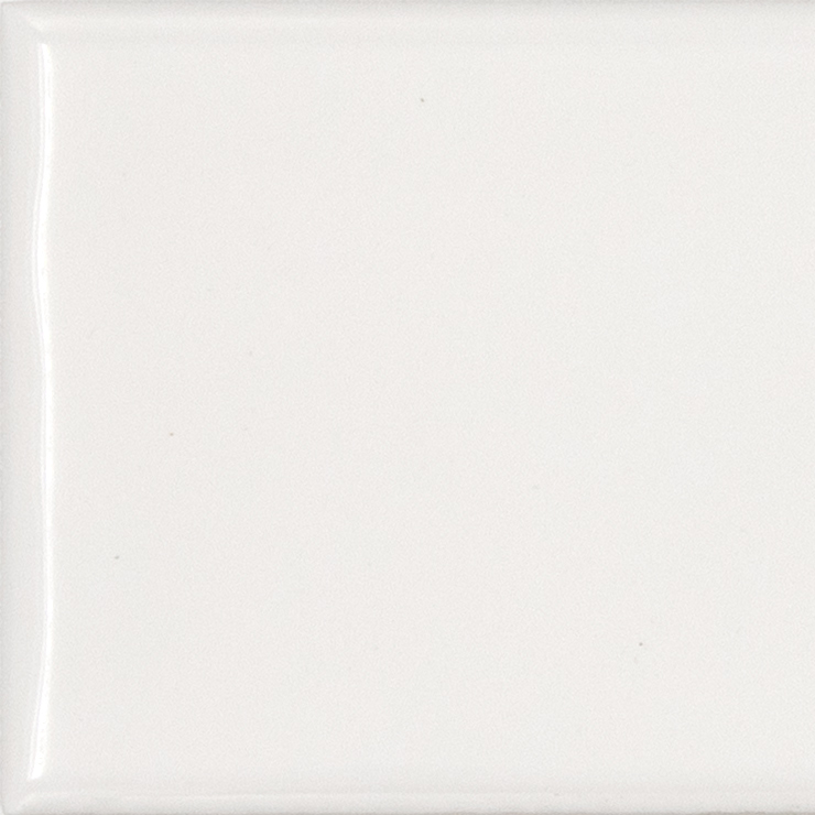 Pearl glossy ceramic wall tile, 3x10 inches.