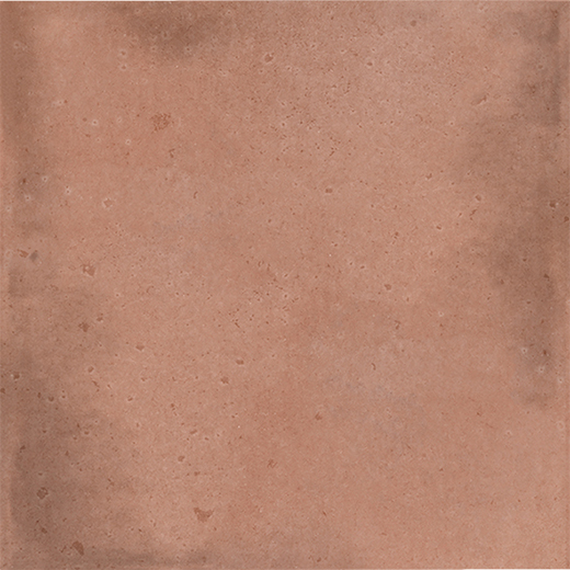 Flamingo pink ceramic tile swatch.