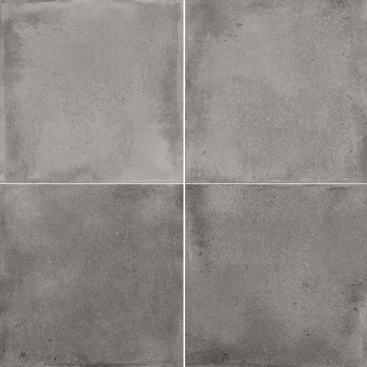 Grey ceramic tile swatch.