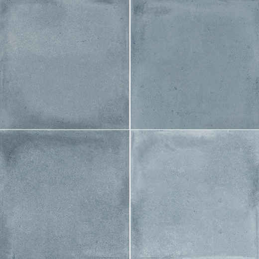 Light blue ceramic tile swatch.