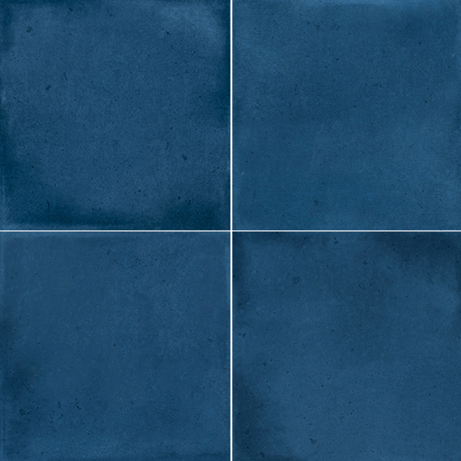 Navy blue ceramic tile swatch.