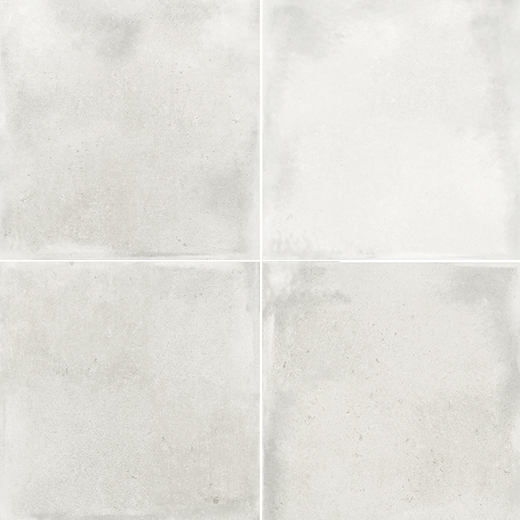 White ceramic tile swatch.