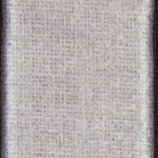 Gray ceramic tile with a subtle textured pattern.