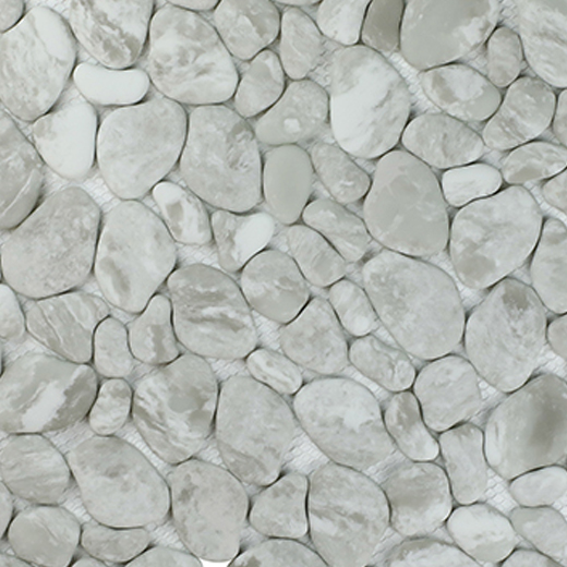 Micro Crystal Pebbles Latte Matte Pebbles Mosaic | Glass | Floor/Wall Mosaic