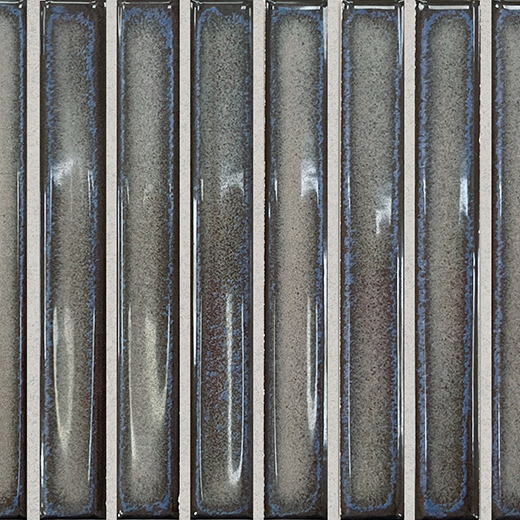 Osaka Bars Grey Glossy 5"x10" | Ceramic | Wall Dimensional