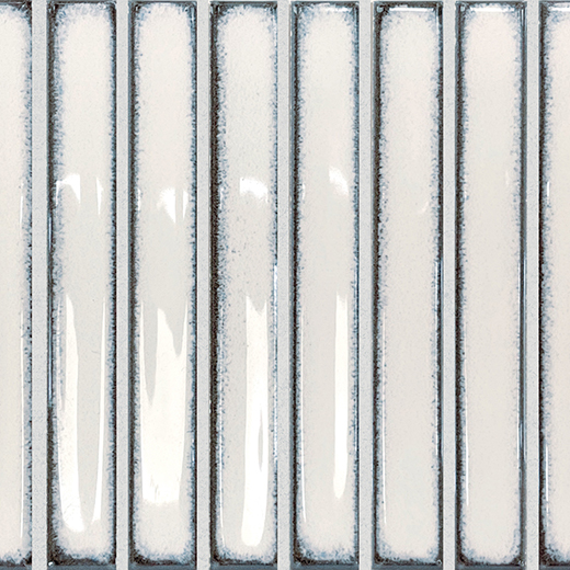 Osaka Bars White Glossy 5"x10" | Ceramic | Wall Dimensional