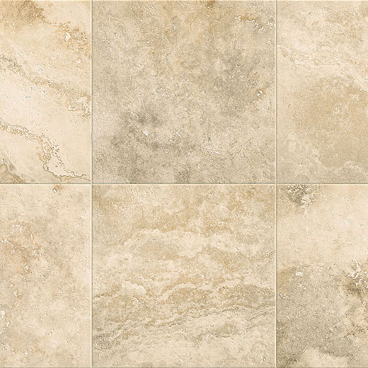 Outback Pavers Travertine Cross Cut Country Classic Anti-Slip 12"x12 | Porcelain | Outdoor Paver