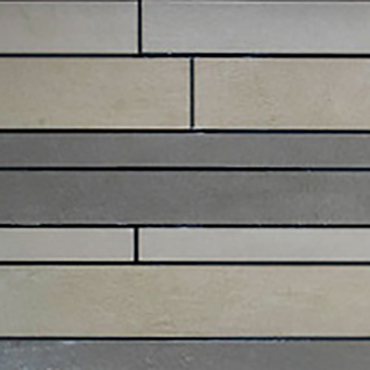 Outlet Cemento MIX2 - Outlet Natural Strip Mosaic | Through Body Porcelain | Floor/Wall Mosaic
