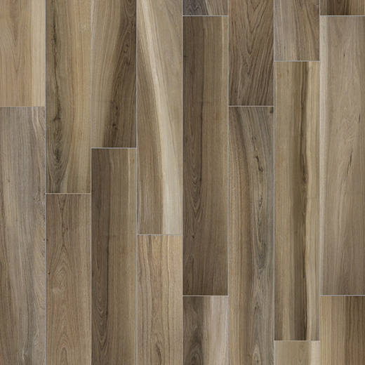 Outlet Flora Walnut Matte 3"X12" | Glazed Porcelain | Floor/Wall Tile