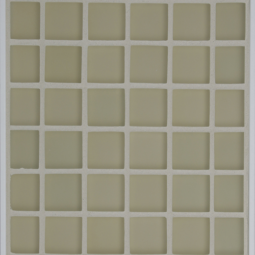 BEIGE 1X1 MOSAIC FROSTED | Glass | Wall Mosaic