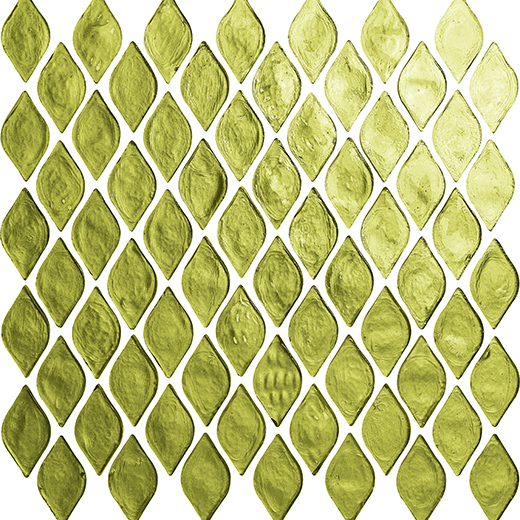 CADENCE 1.25X2.5 MOS CITRINE | Glass | Wall Mosaic