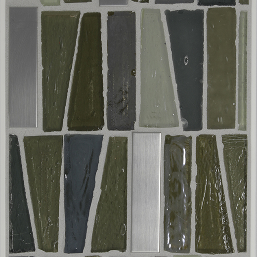 CAPE HATTERAS MULTI STRIP | Glass | Wall Mosaic