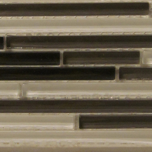 SUBTLE BLEND RANDOM LENGTH MOS SUPER WHITE | Glass | Wall Mosaic