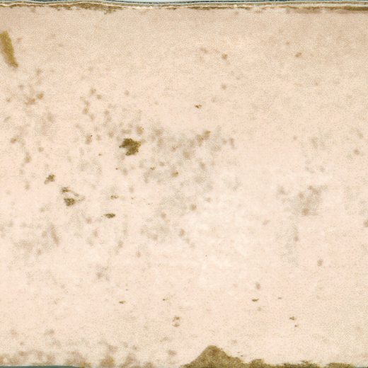Coral glossy ceramic tile, 5x5 inches.