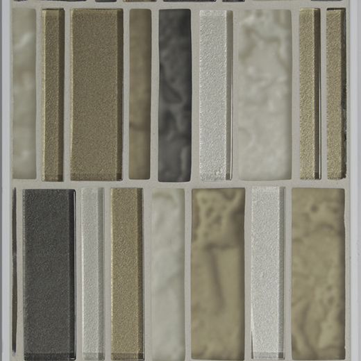 PIANO MULTI SIZE MOS BALDWIN | Glass | Wall Mosaic