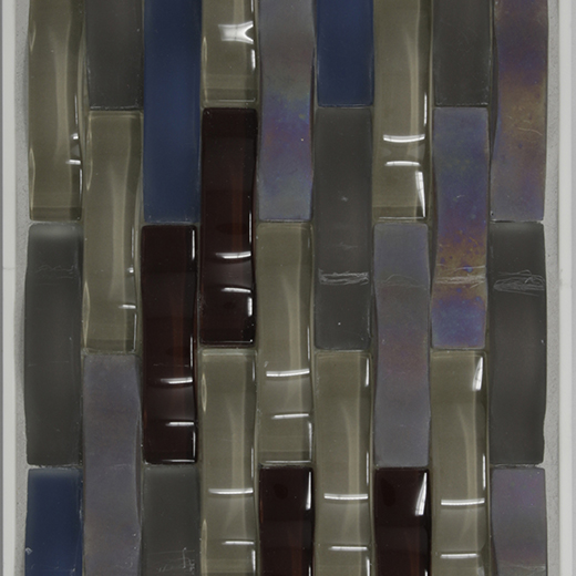 RIPPLE .5X2 MOSAIC BURLWOOD | Glass | Wall Mosaic