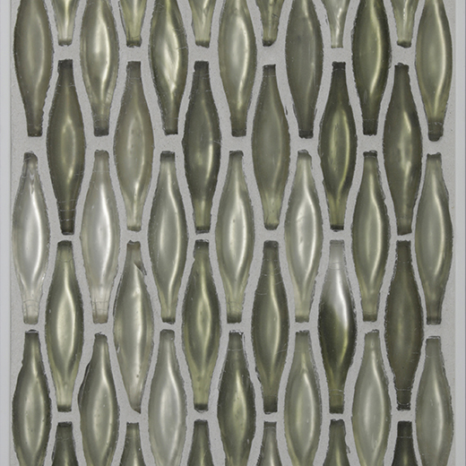 SEAPORT .5X2 FROSTED GLASS MOS BRUNSWICK | Glass | Wall Mosaic