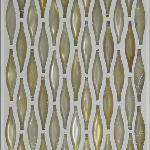 SEAPORT .5X2 FROSTED GLASS  GROTON | Glass | Wall Mosaic