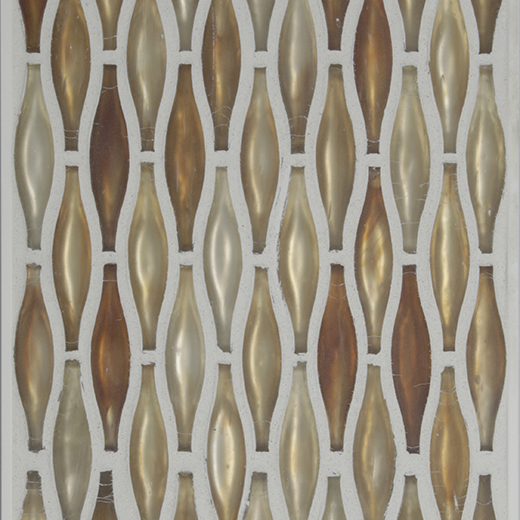 SEAPORT .5X2 FROSTED GLASS MADISON | Glass | Wall Mosaic