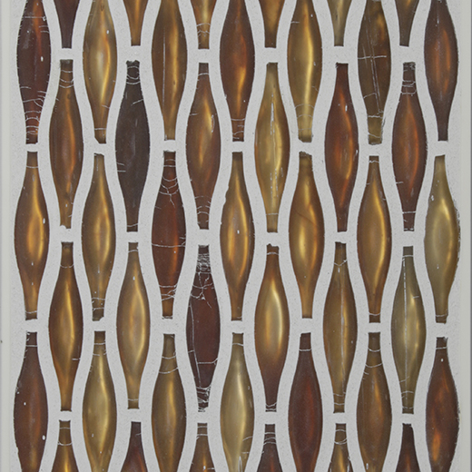 SEAPORT .5X2 FROSTED GLASS PLYMOUTH | Glass | Wall Mosaic