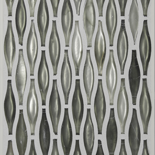 SEAPORT .5X2 FROSTED GLASS  PORTSMOUTH | Glass | Wall Mosaic