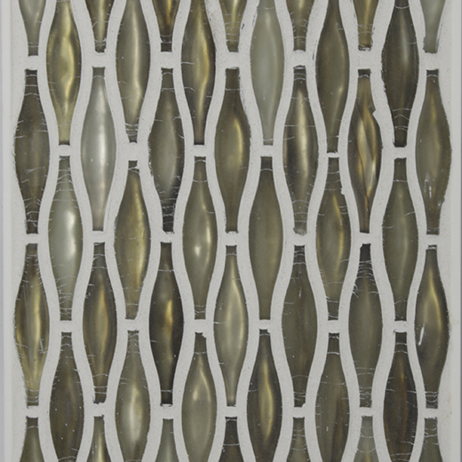 SEAPORT .5X2 FROSTED GLASS  SAYBROOK | Glass | Wall Mosaic