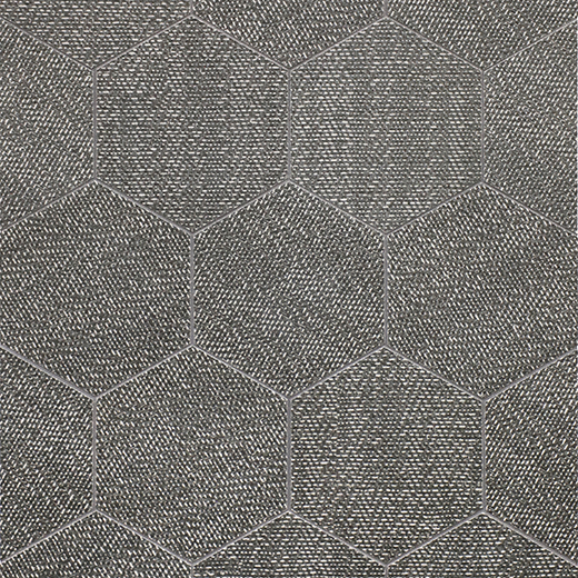 Outlet Textile Night Matte 6" Hexagon | Porcelain | Floor/Wall Tile