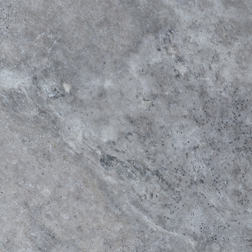 Platinum Platinum Tumbled 12"x24"x1.25" Bullnose | Travertine | Outdoor Coping