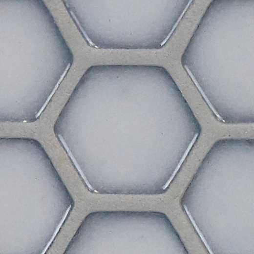 Raku Art Arctic Glossy 1 3/8" Hexagon Mosaic | Glass | Wall Mosaic