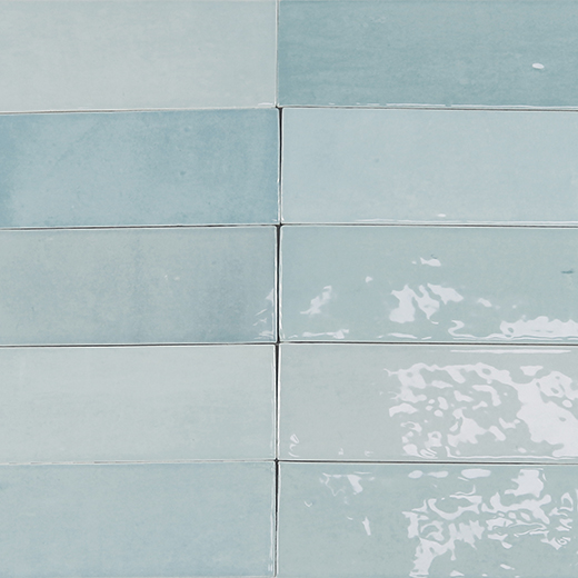 Safi Aqua Glossy 2"x6.3" | Ceramic | Wall