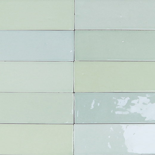 Safi Mint Glossy 2"x6.3" | Ceramic | Wall