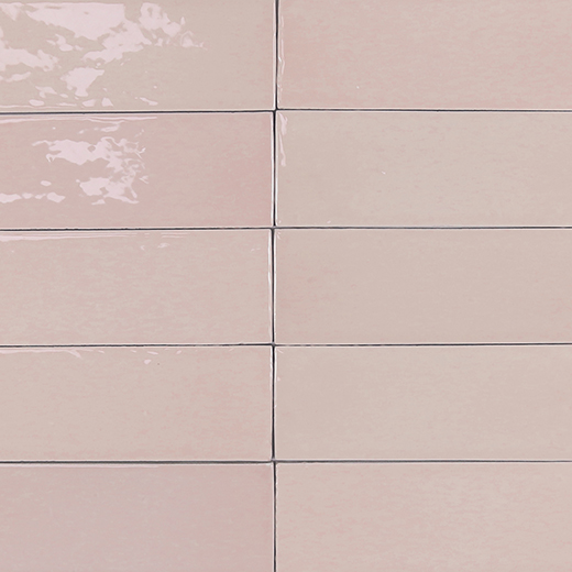 Safi Pink Glossy 2"x6.3" | Ceramic | Wall