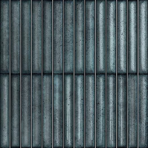 Shochu Charcoal Grey Glossy 4.5"x9" Wall | Porcelain | Wall Dimensional