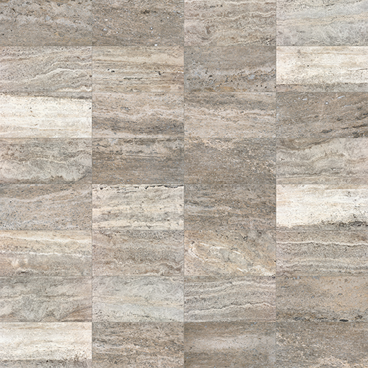 Silver Ash (Travertine) Honed & Filled 3"x6" | Travertine | Floor/Wall