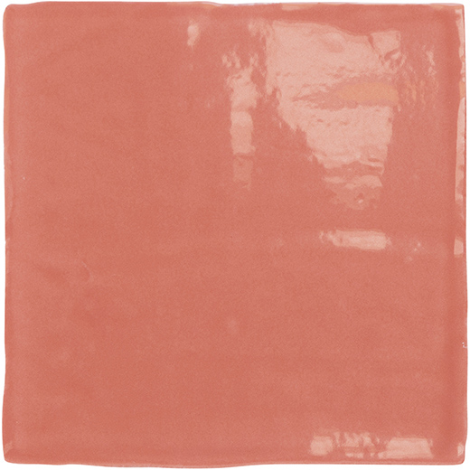 Skylark Plumage Dark Pink Glossy 5"x5 | Ceramic | Wall Tile