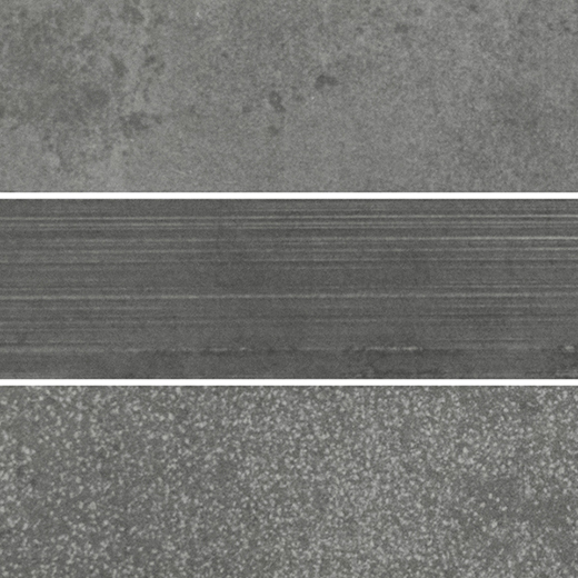 Outlet Stowe Antracite - Outlet Natural 3"x24" Bullnose Slate Look | Color Body Porcelain | Trim
