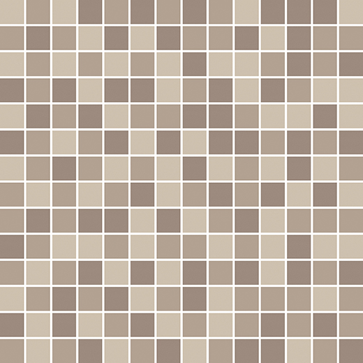 Tonalita Through Body B195 Matte 1"x1" Mosaic | Through Body Porcelain | Floor/Wall Mosaic