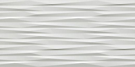Outlet 3D Wall Design White - Outlet Matte 16"x32" Blade Deco | Ceramic | Wall Dimensional