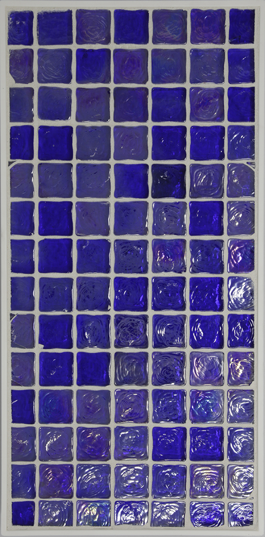 AT SERIES .75X.75 MOSAIC CRYSTAL COBALT 12X12 SHEET | Glass | Wall Mosaic