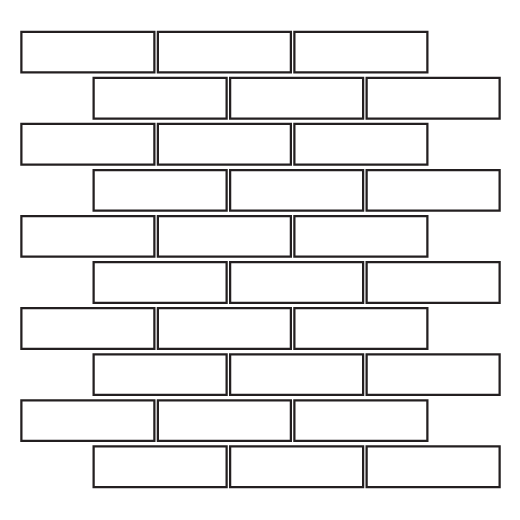 Allure Salvia Glossy 1"X3" Brick | Ceramic | Wall Mosaic