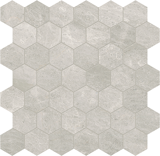 Anciano Grigio Honed 2" Hexagon | Marble | Floor/Wall Mosaic